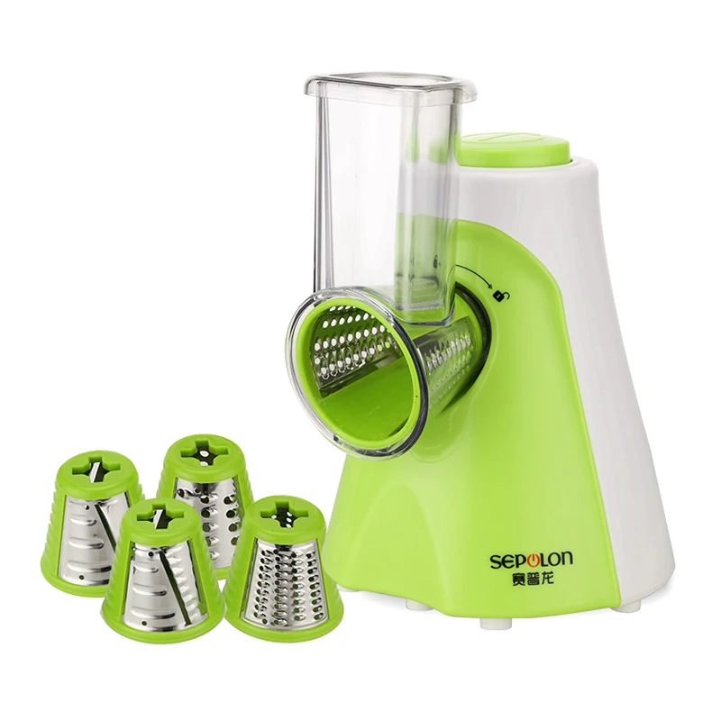 

Electric Multifunctional Vegetable Cutter Household Electrical Carrots Grater Cucumber Slicer Cracker Crusher 220V/150W