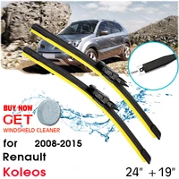 car blade wiper window windshield rubber silicon refill wiper for renault koleos 2008 2015 lhdrhd 2419 car accessories