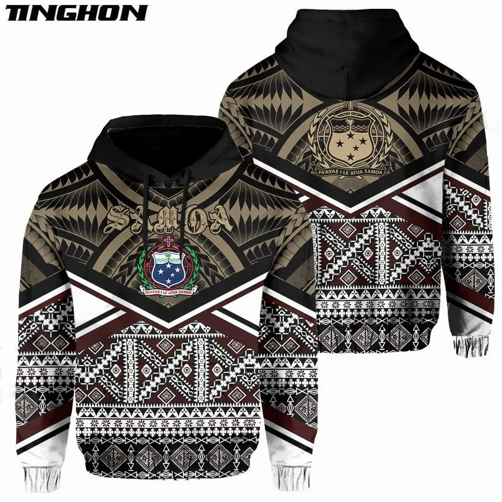 

3D Print Newest Samoa Masi Dobby Polynesian Art Harajuku Streetwear Causal Unique Unisex Hoodies/Sweatshirt/Zip XY366
