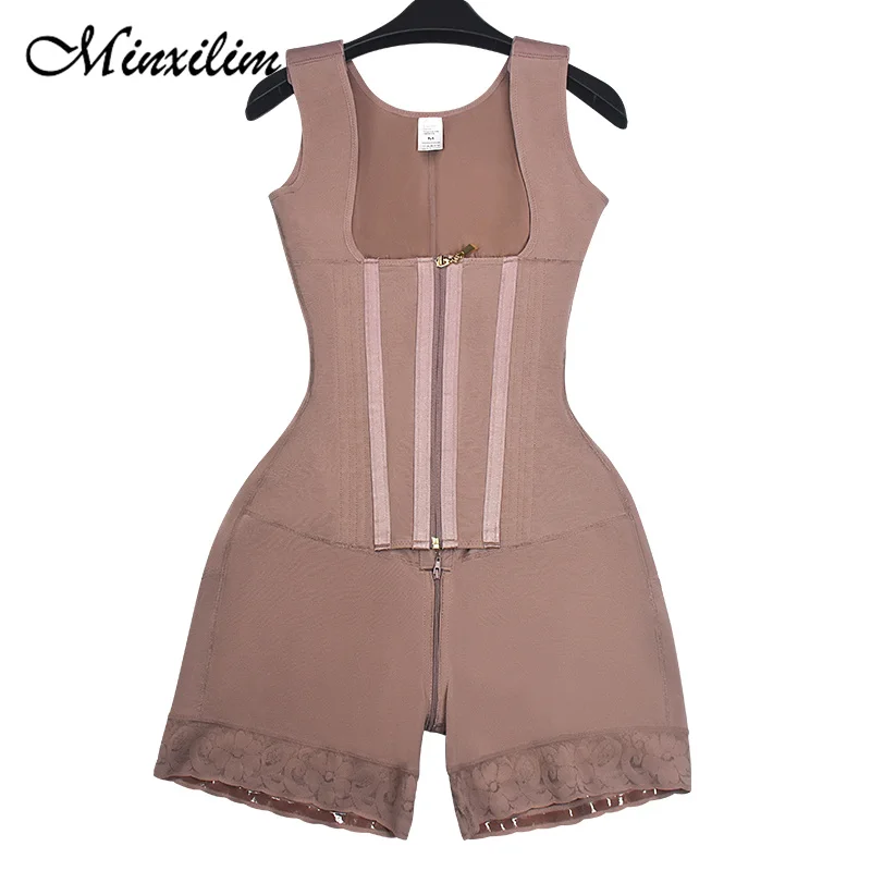 Minxilim Колумбийская корректирующая одежда для похудения двойной компрессионный