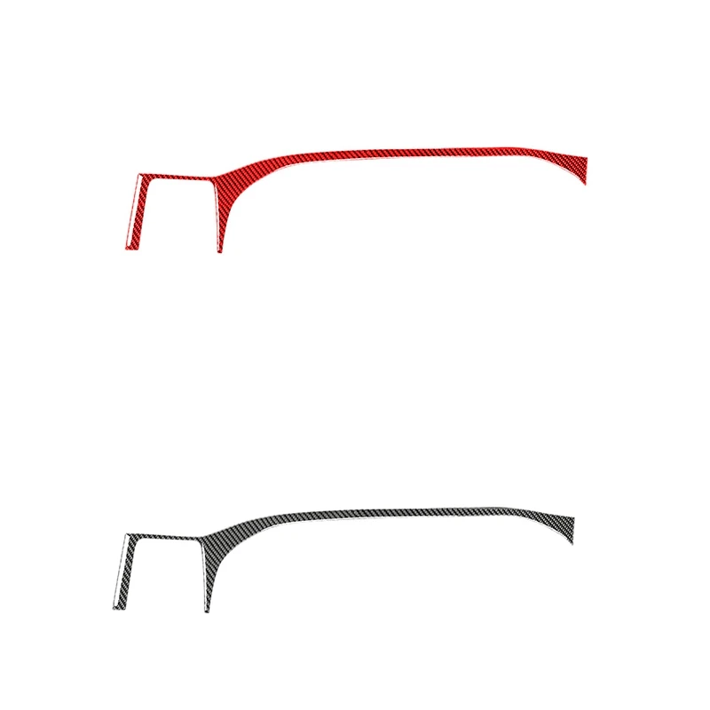 

For Dodge Challenger 2008-2014 Carbon Fiber Central Control Interior Dashboard Panel Trim Sticker Cover