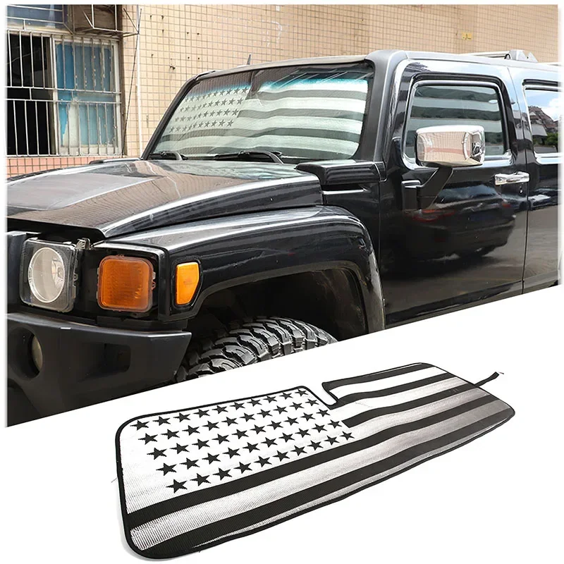 Для 05-09 Hummer H3 переднее лобовое стекло Солнцезащитный козырек складной
