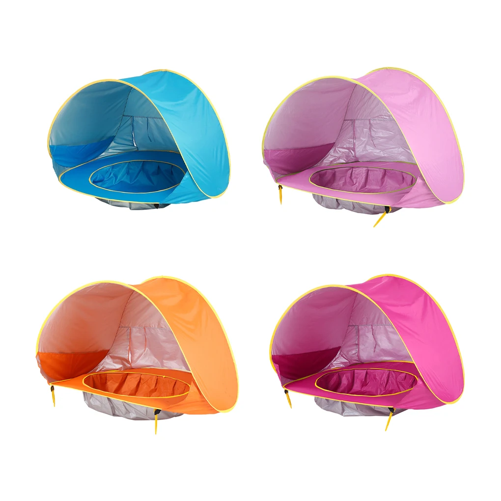 

Children Portable Foldable Design Tent Beach Polyester Sun Shelter Swimming Pool Tents Awning Canopy Outdoor Equipment