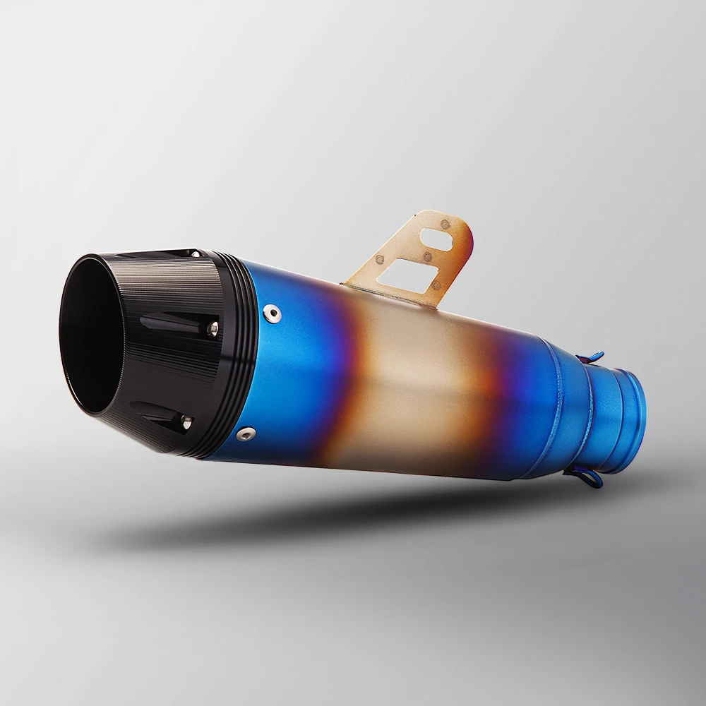 

Universal 51MM motorcycle exhaust pipe silencer exhaust pipe stainless steel high quality