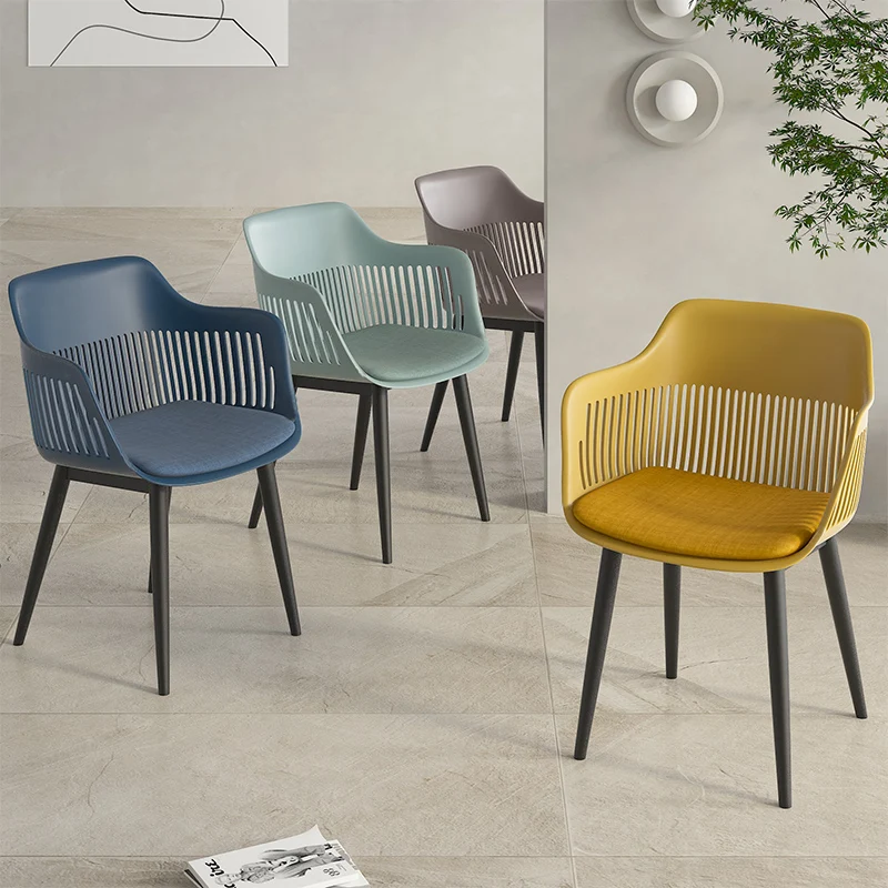 Home Net Red Dining Chairs Simple Modern Nordic Milk Tea Shop Cake Shop Back Stools Small Stool