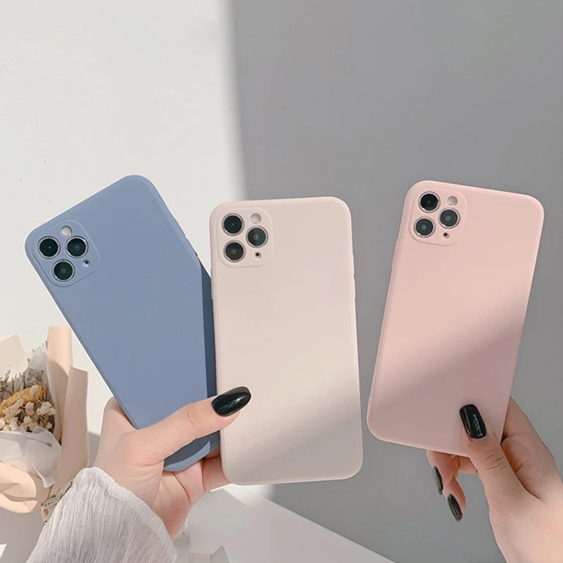 

Wireless Charging Drop Protect Liquid Silicone Cover For iPhone 13 12 11 Pro Max Cases For iPhone Xs Max X Xr 7 8 Plus 6s 6 Case