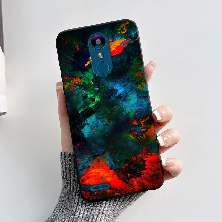 Фото Женская Обложка для LG K9 5,0 дюйма, модная мраморная мягкая женская Обложка для телефона LG K 9 K9 LMX210NMW Coque LGK9 X210, Fundas №5