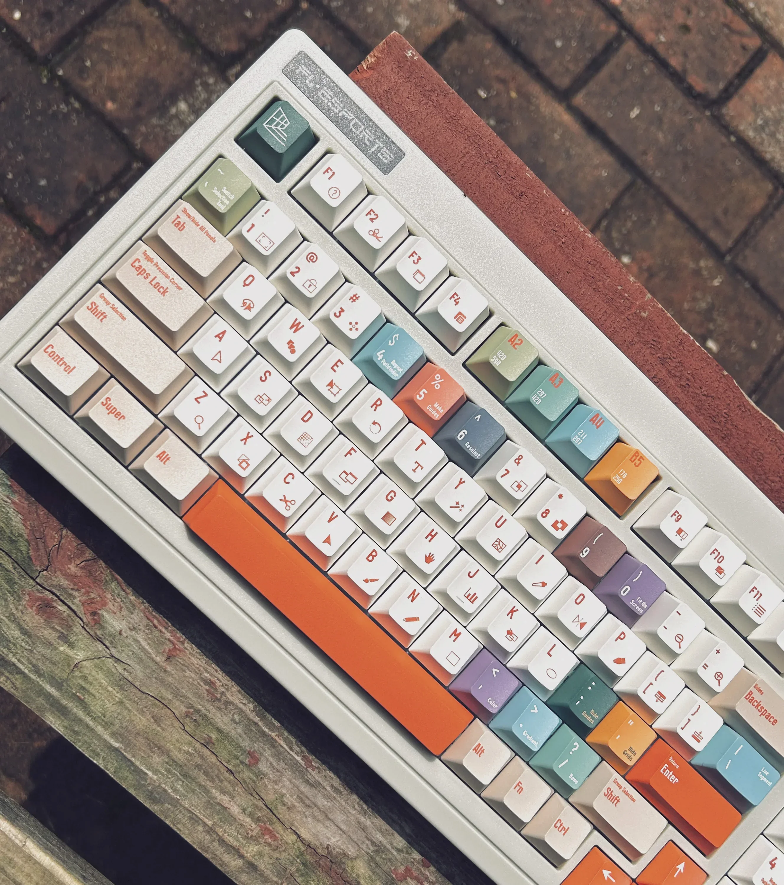 Тема AIer PBT сублимационные ретро колпачки для клавиш Cherry Profile индивидуальные