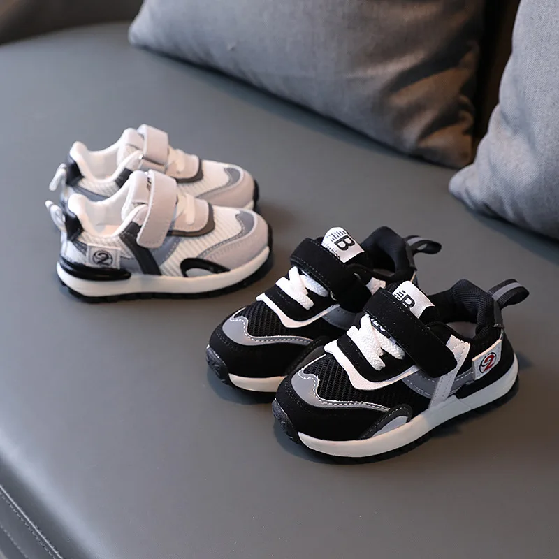 

Autumn Winter Kids Children Sport Shoes Sneakers Breathable Boys Girls Mesh Shoes Anti-Slippery Boys Sneakers Baby Toddler Shoes