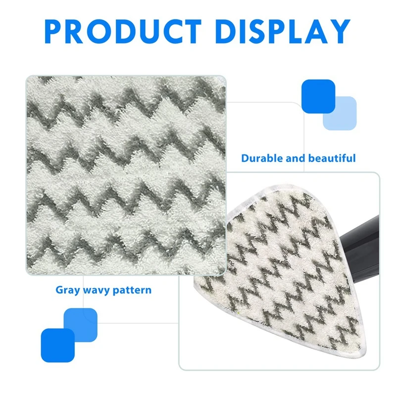 

Replacement Parts Mop Pad Compatible For Vileda/O-Cedar Steam Mop Accessories Reusable Mop Cloth Pads