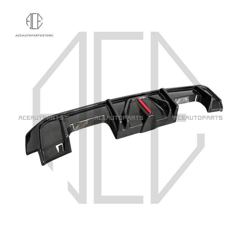 Задний бампер из настоящего углеродного волокна спойлер для BMW M4 G82 M3 G80 боковой