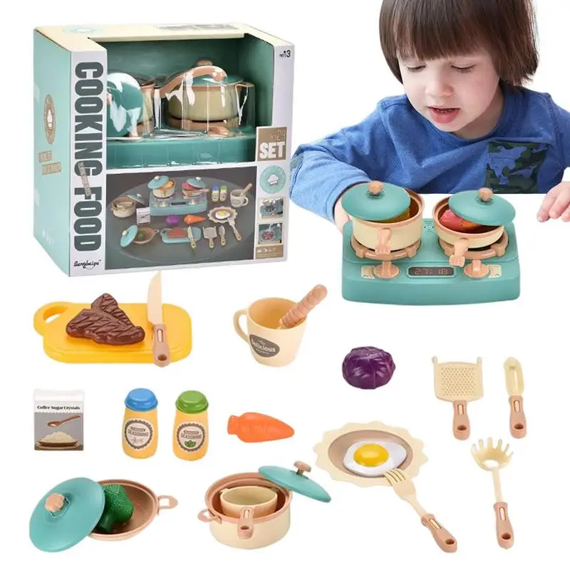 

Детские кухонные наборы, игрушечная кухонная утварь, набор кастрюль и сковородок, кухонная утварь, овощи для резки овощей для девочек и мальчиков, малышей