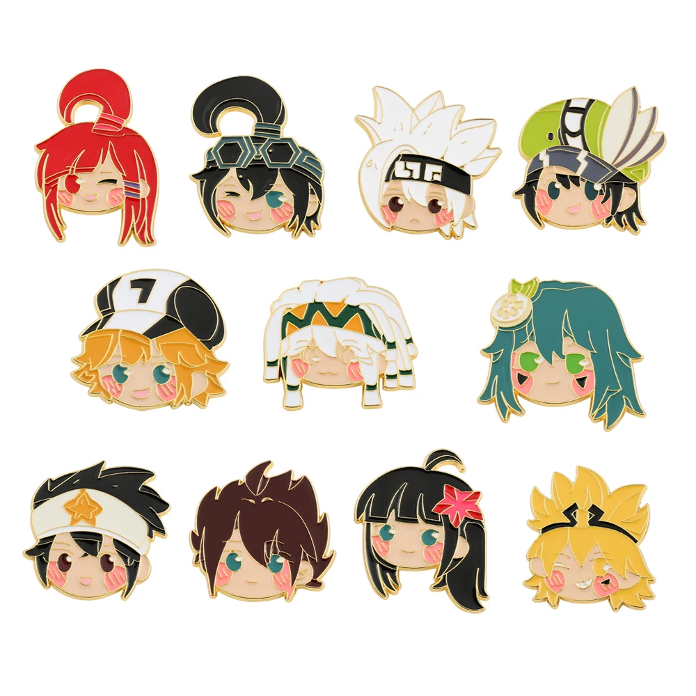 Godrose King Palos Ray Аниме Лимонно-желтая Брошь Модная Эмалированная Булавка Для Рюкзака