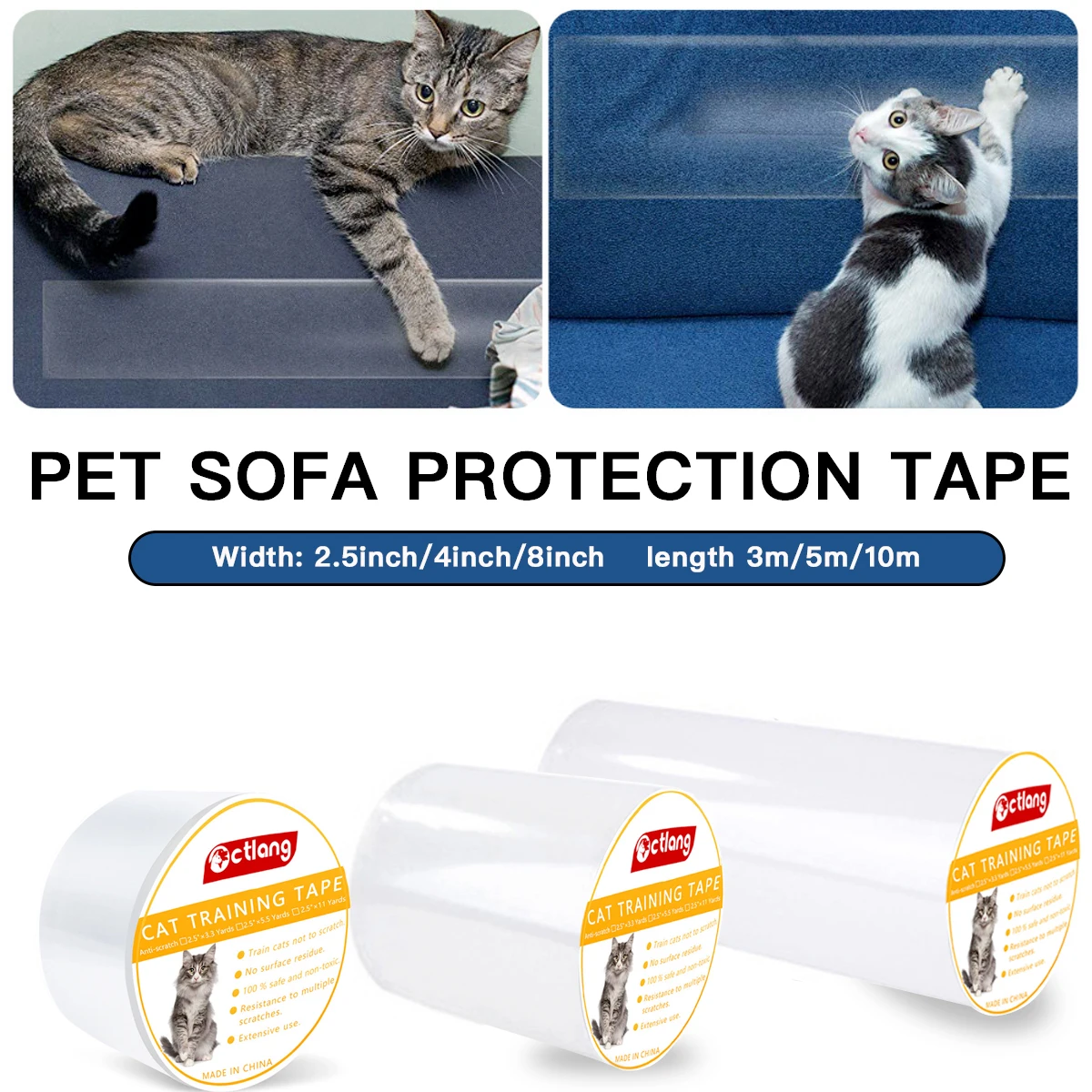 

Furniture Protectors From Cats Scratch Anti Scratch Cat Training Tape Safe Clear Tapes Couch Protectors Sofa Corner Scratching