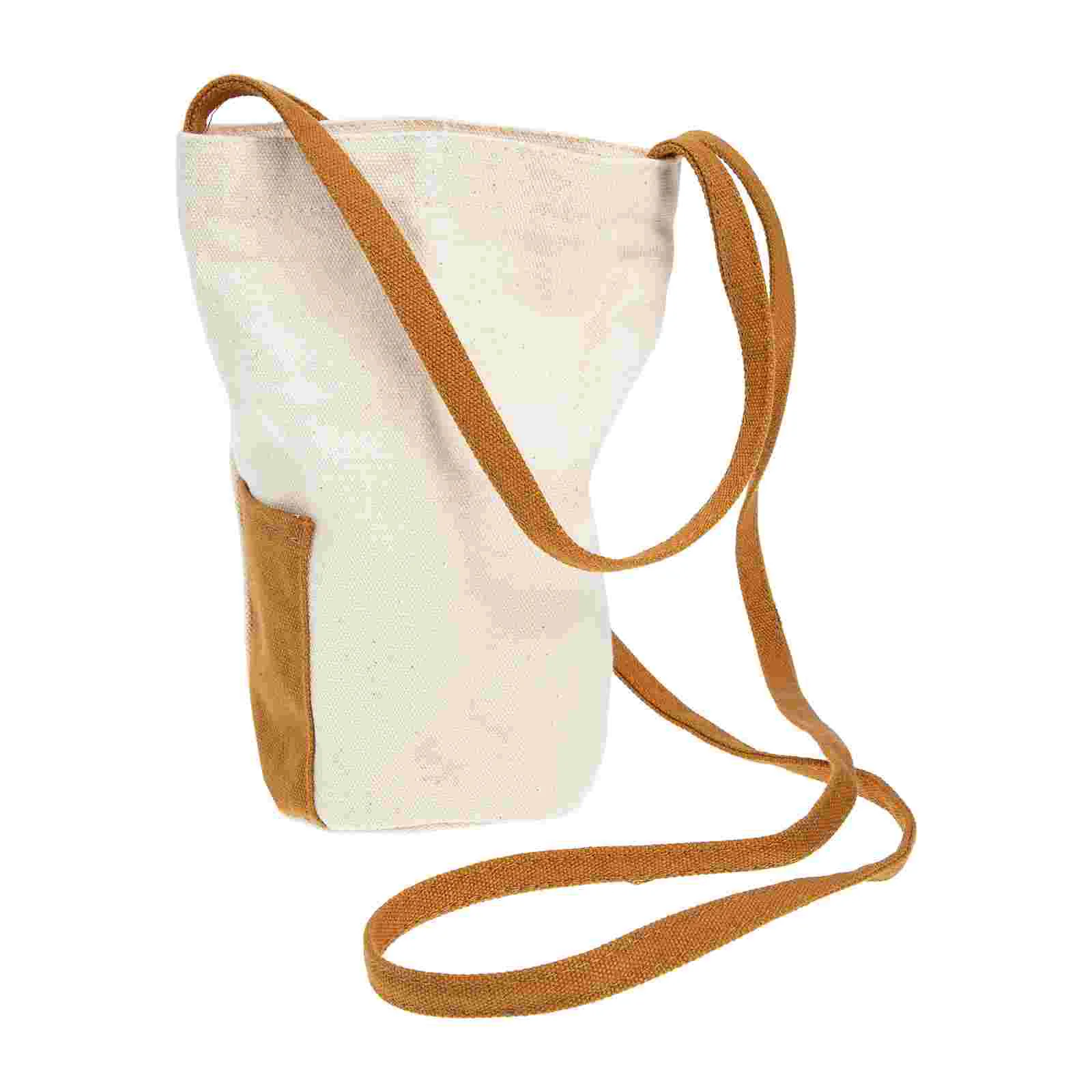 

Bottlebag Canvas Shoulder Tote Pouch Packable Carrier Holder Flask Sling