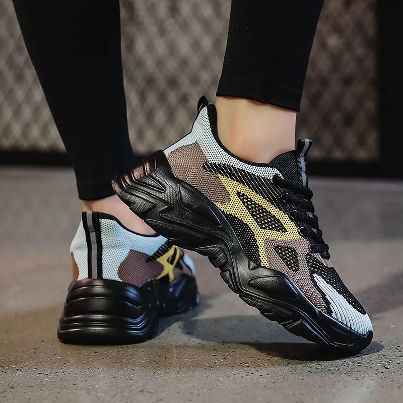 

Tenis Feminino 2022 Luxury Brand Breathable Shoes for Women Sneakers Fashion Lace-up Shallow Plus Size 45 Couple Shoes Female