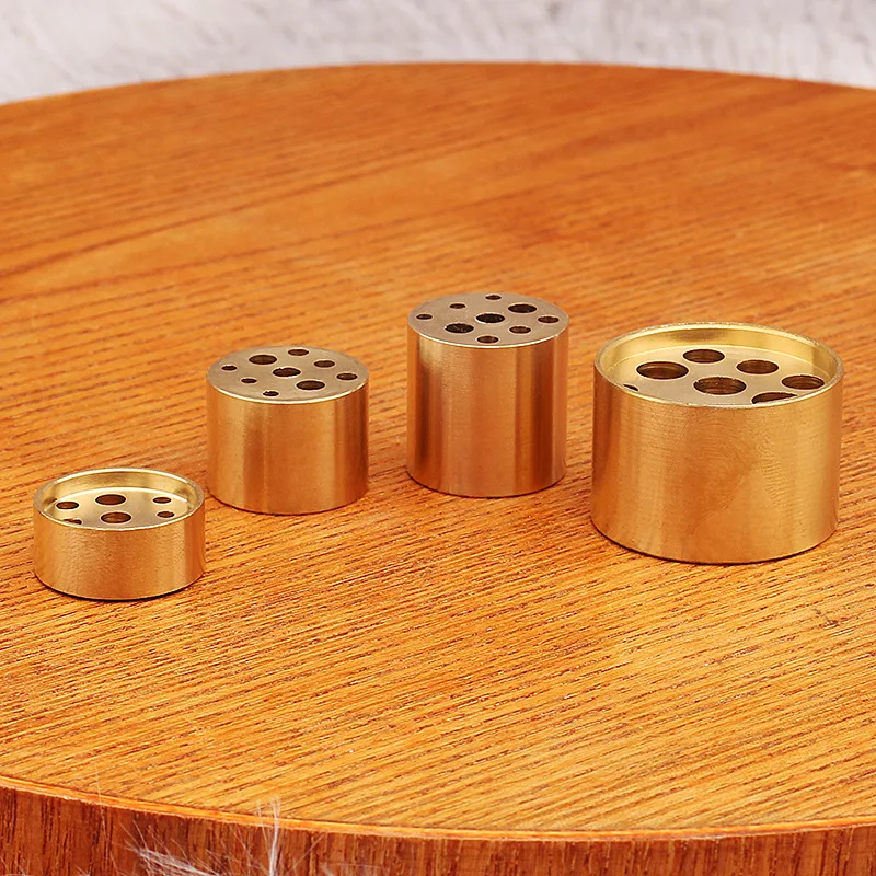 Латунный держатель для благовоний мини-тыква маленькая ваза