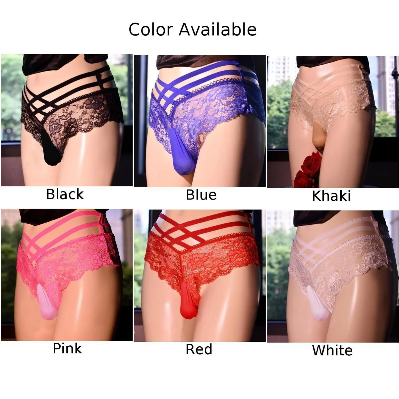 Трусы-стринги мужские прозрачные кружевное нижнее белье трусы с перьями