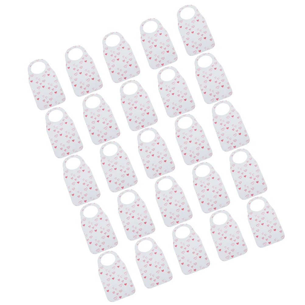 

25 Pcs Disposable Bib Bbq Bibs Lobster Adults Tablecloth Crab Baby Accessories Party Decorations Funny