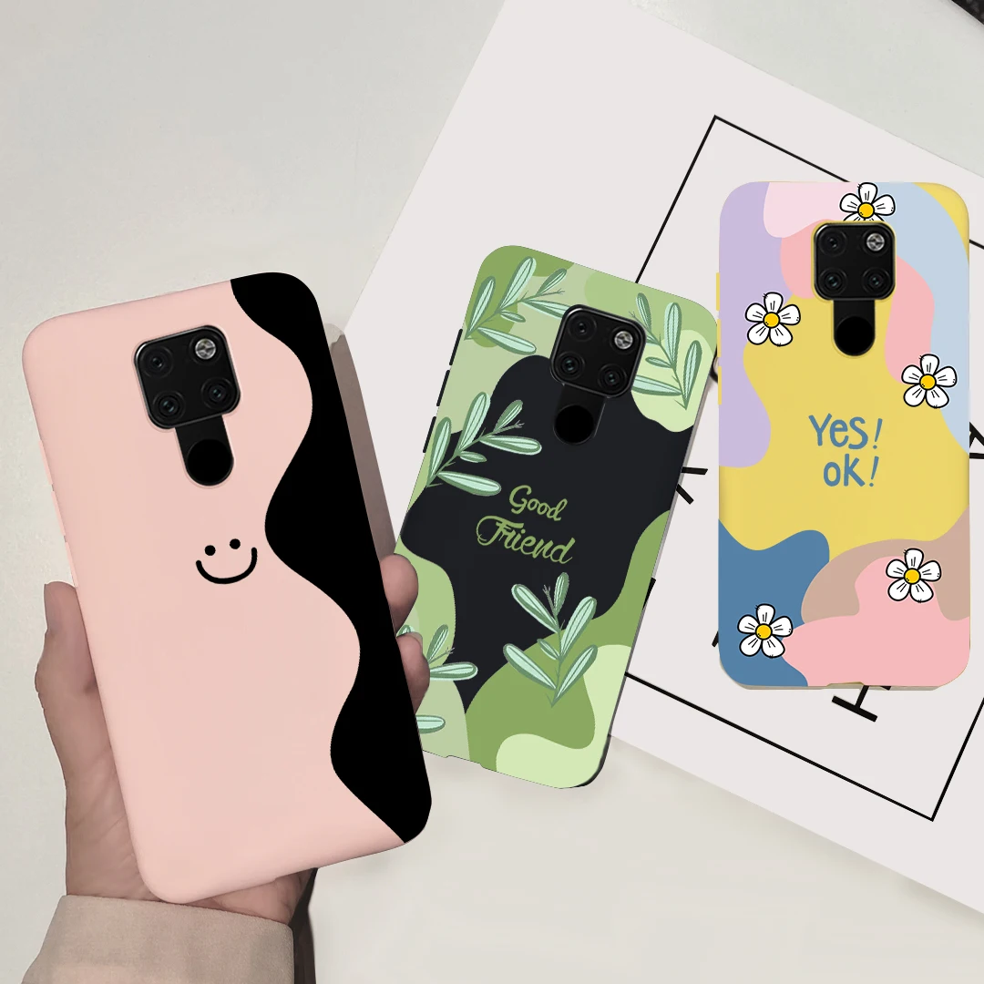 

For Huawei Mate 20 Case Soft TPU Cute Cats Silicone Cover For Huawei Mate 20 Mate20 6.53' Phone Cases HMA-L09 Cartoon Funda