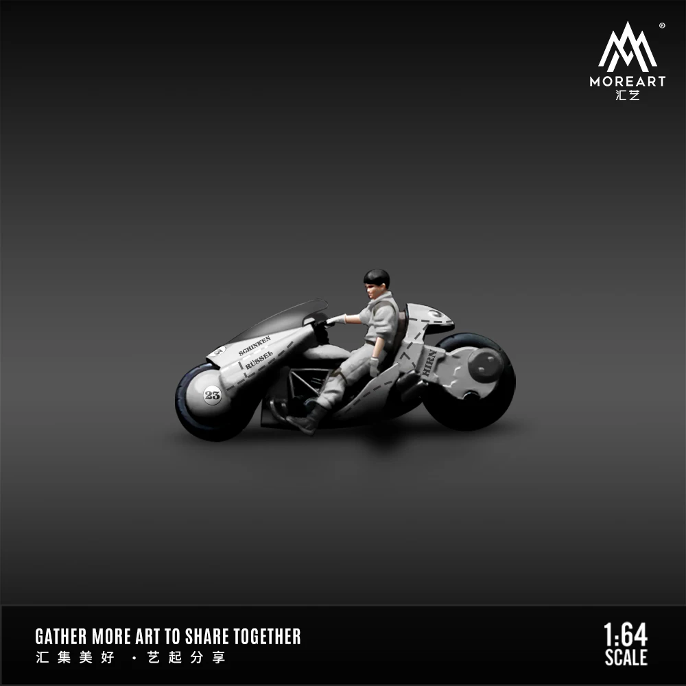 MoreArt &amp Time mirco 1:64 Akira локомотив Blueorange фигурка ограниченный выпуск коллекционный