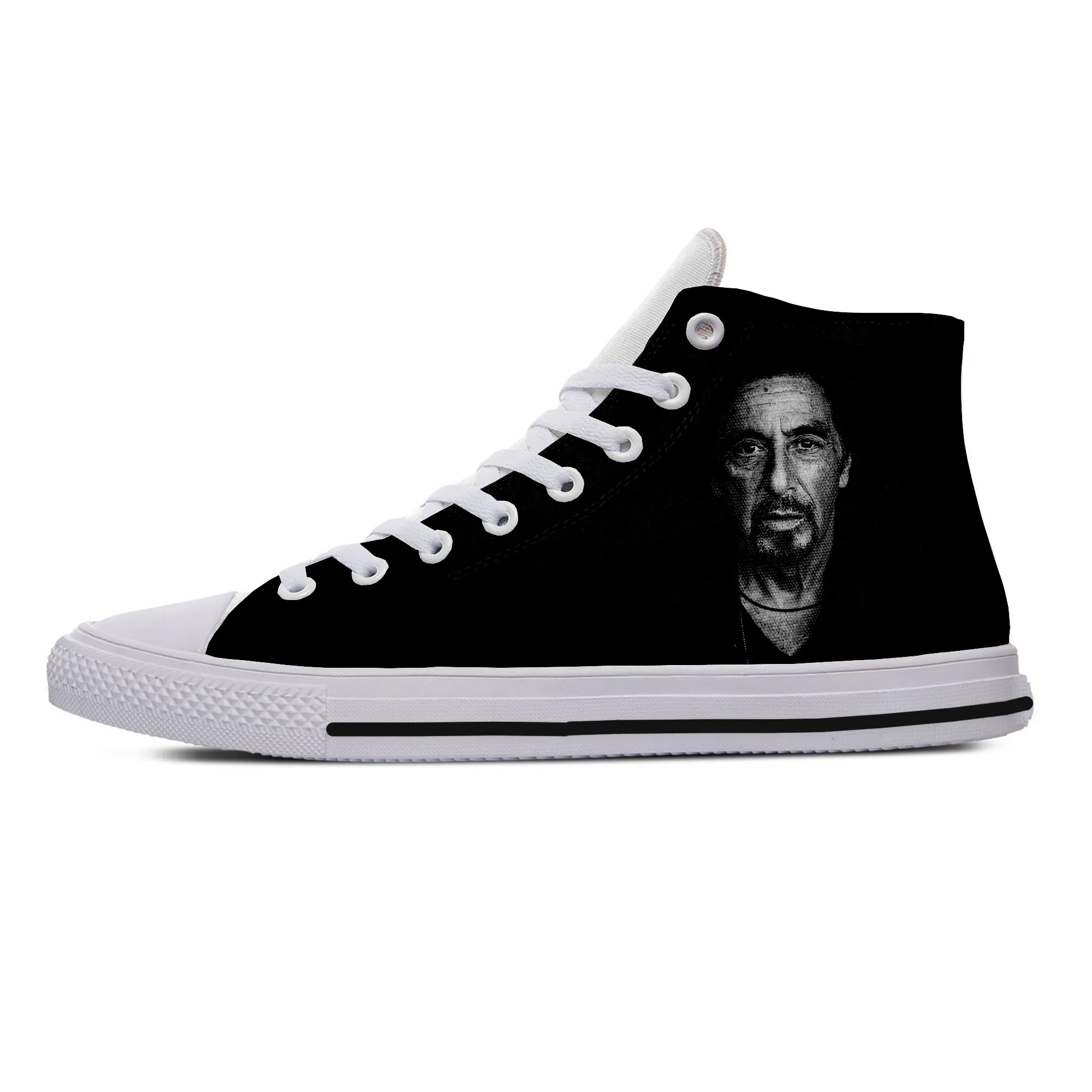 

Hot Cool Fashion Al Pacino High Sneakers Men Women High Quality Handiness Casual Shoes High Help Lightweight Classic Board Shoes