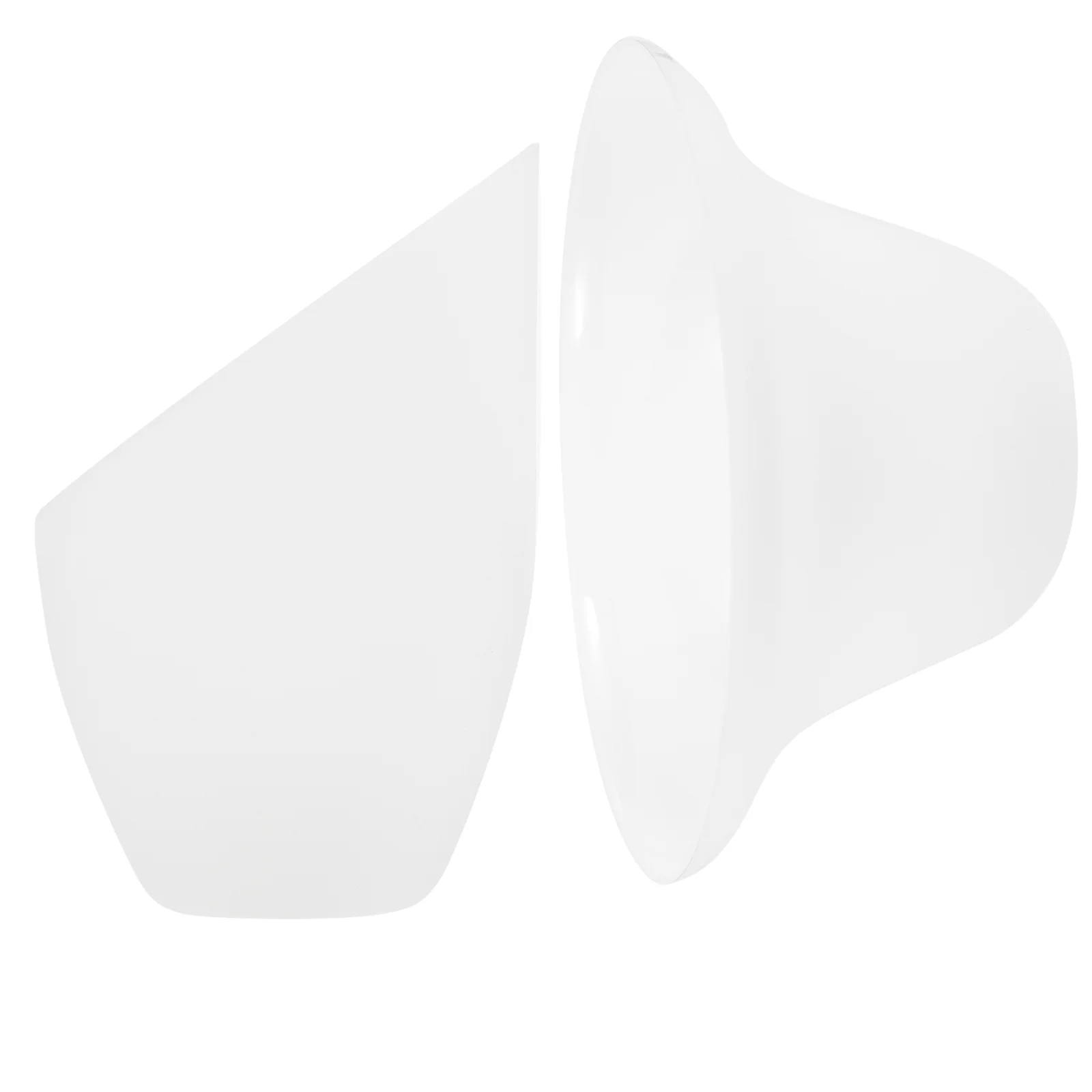 2 шт. белые пластиковые абажуры для торшеров |