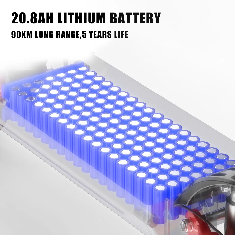 $1299.20 Warehouse In Europe Dual Drive Scooter Electric X-Tron 60V 3200W e scooter Folding Kick Scooters Electric Scooters for Adults