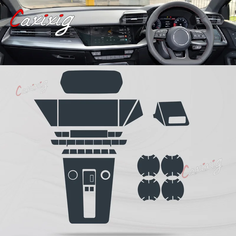 Внутренняя центральная консоль для Audi A3 8Y 2021Car прозрачная фотопленка ремонта от