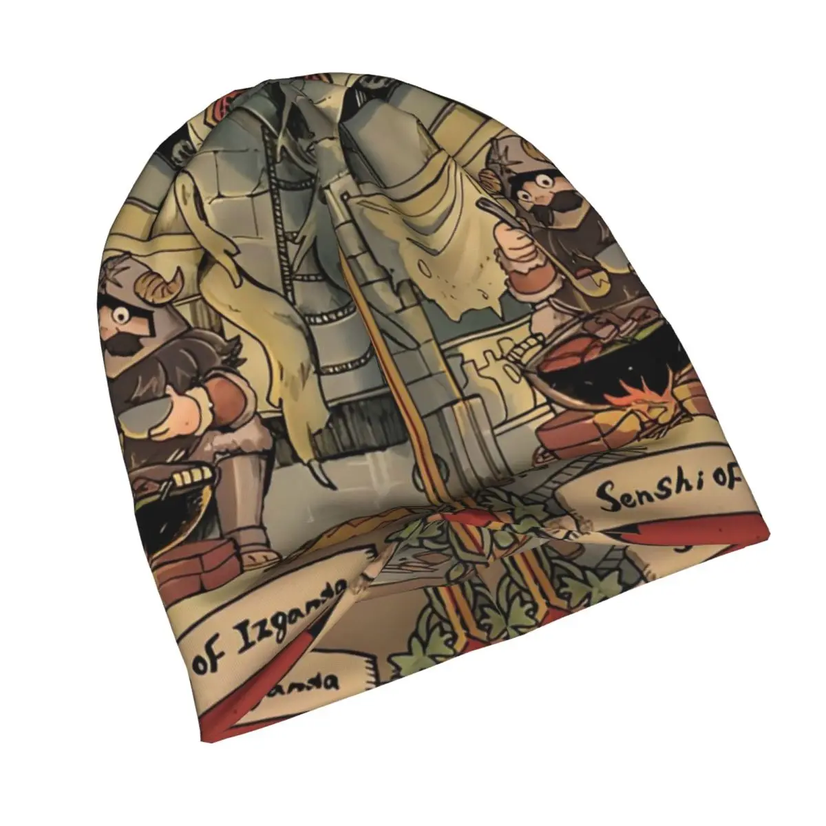 Dungeon Meshi Delicious In - Senshi Cooking Warm Knitted Cap Bonnet Hat Autumn Winter Beanies Hats for Unisex Adult