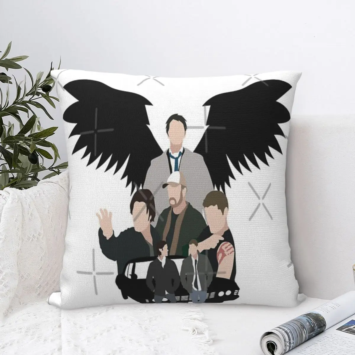 

Supernatural - Season Four Pillow Case Pillow Cover Pillow For Sofa Throw Pillows Accessories For Home Decor