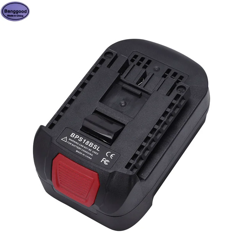 

New BPS18BSL Battery Adapter for Black Decker for Stanley for Porter Cable 18V Li-ion Battery Used to for Bosch 18V Battery Tool