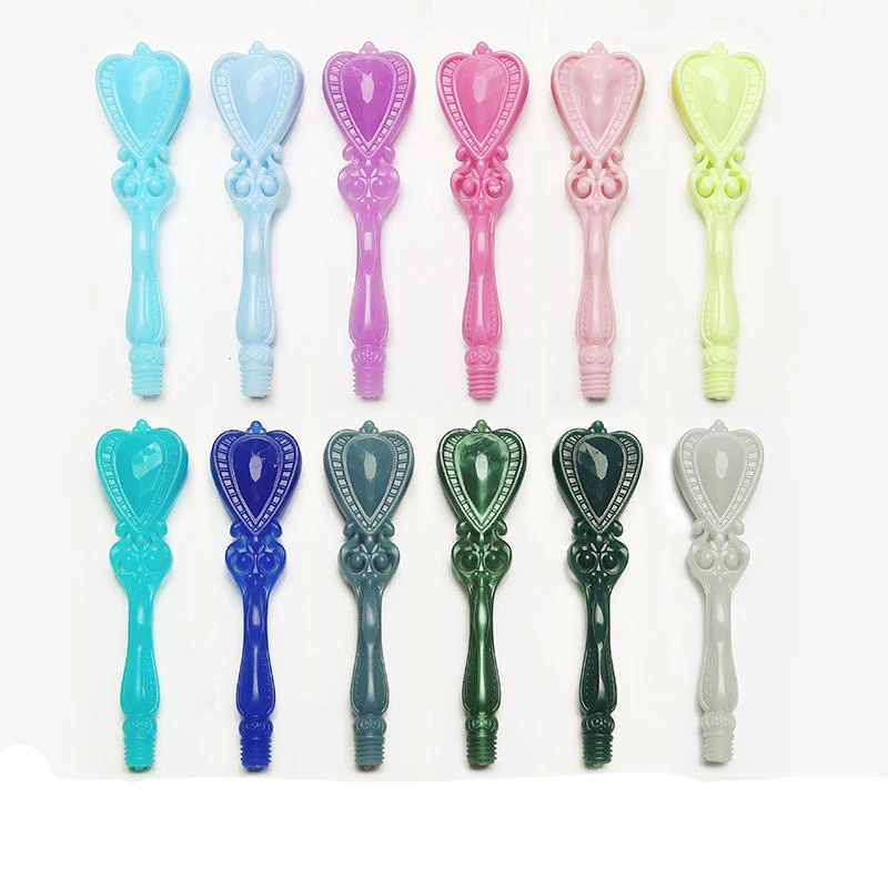 

Sealing Wax Stamp Handle Flame Seal Handle Universal Handle Magic Scepter Style Pink Cute Plastic Handle