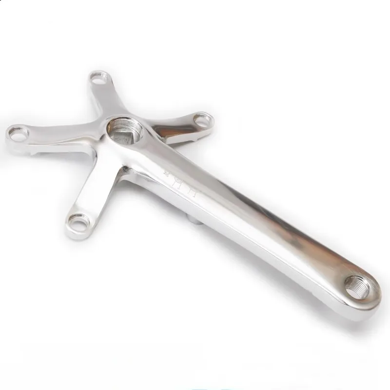 Складной велосипедный шатун полированный серебристый для Brompton cline tline BCD 130 170 мм
