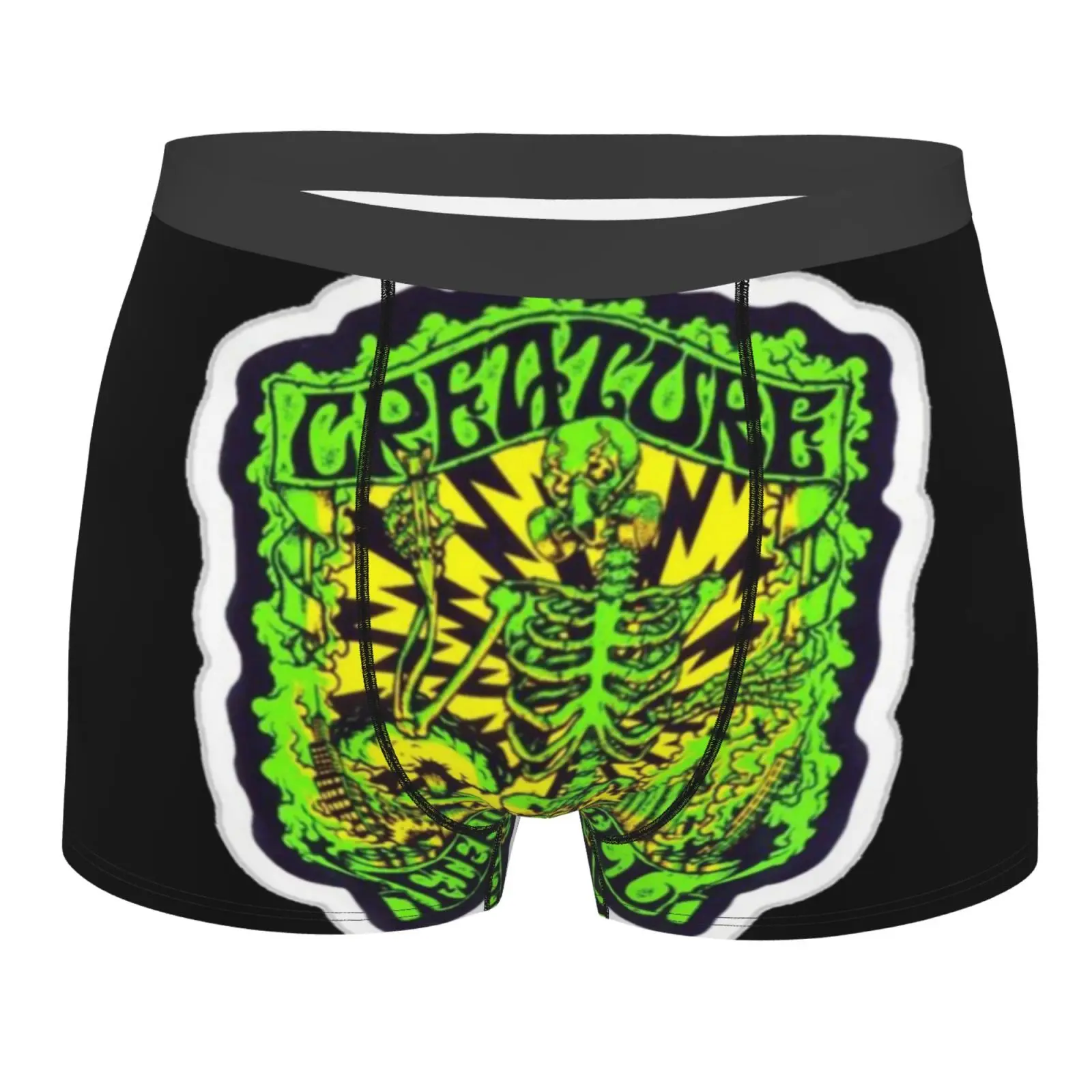 

Creature Skateboard 867 Boxer Briefs Men Low U Pouch Girls Polyester Set For Men Mutandine E Boxer E Slip Set Men Men's Shorts