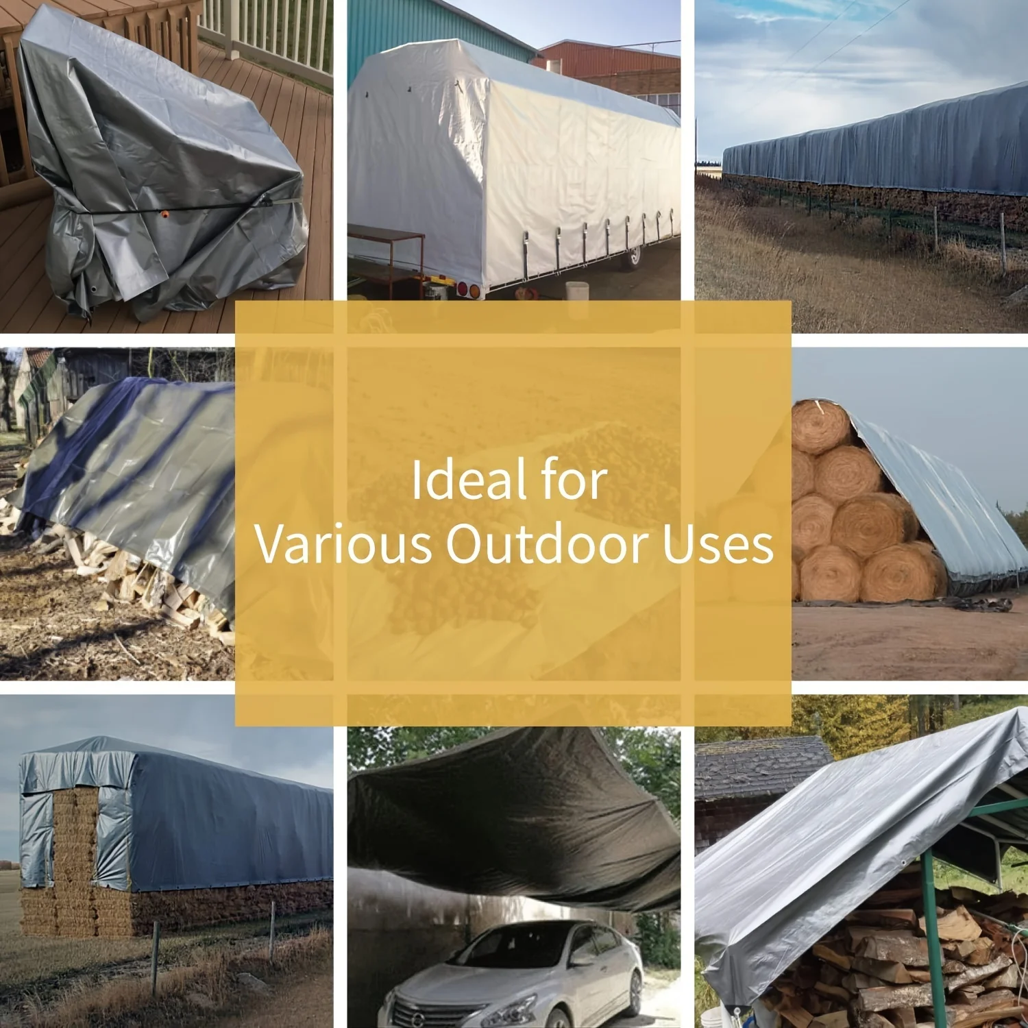 Большой брезент 3мx5 6 8 4x4 5 10 12 20 м 5*5 6x6 Кемпинговая палатка Водонепроницаемый