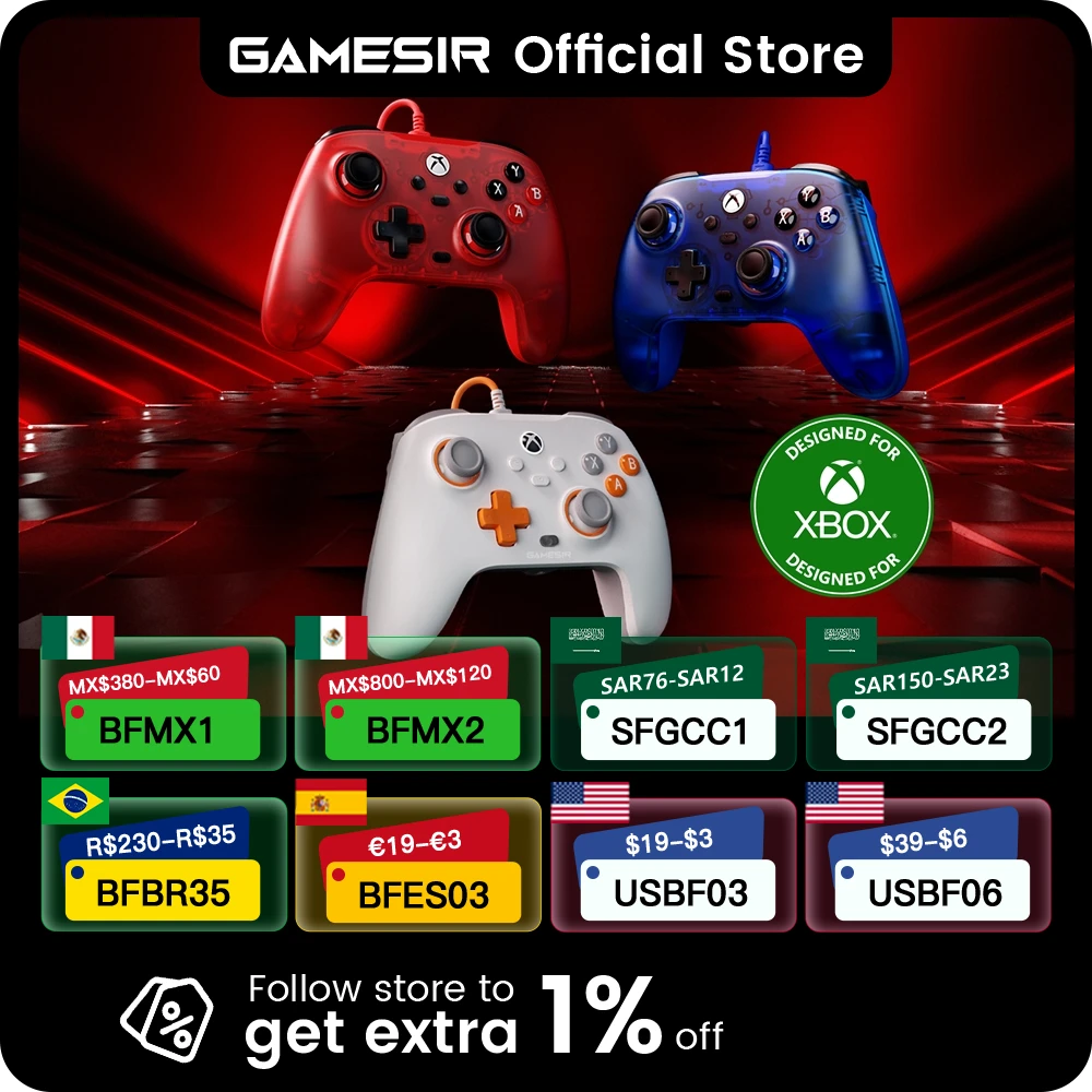 Контроллер Xbox GameSir T7 с джойстиком