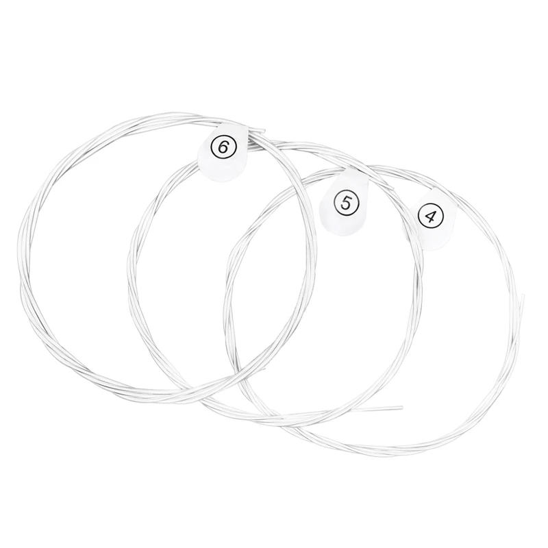 6 шт. 1-6 классические нейлоновые гитарные струны .028-.043 часть гитарной D5QD