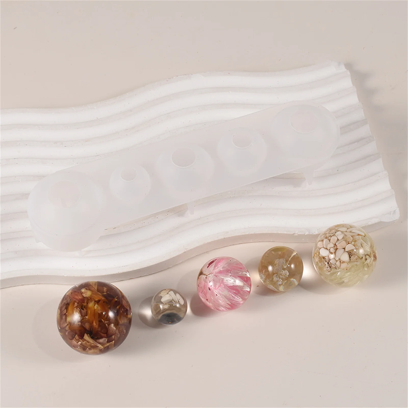 5 отверстий сферическая силиконовая форма сделай сам подвеска ожерелье