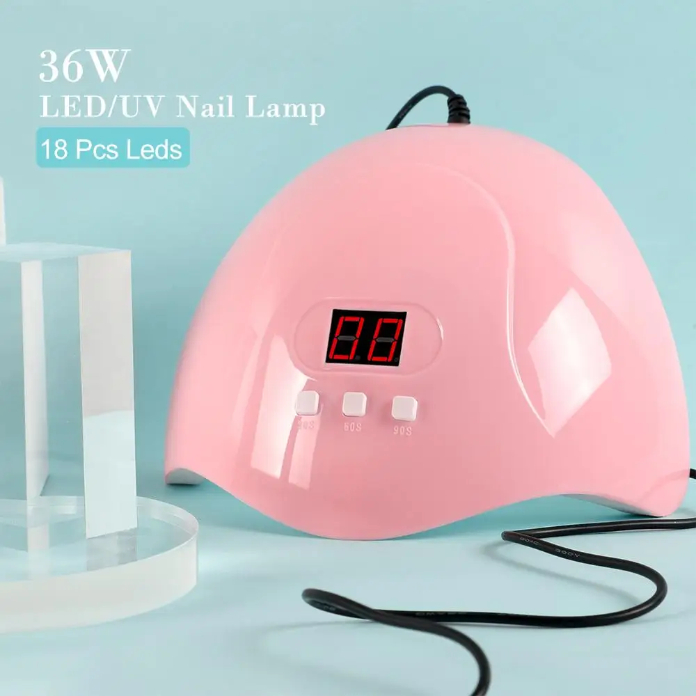 COSCELIA Drying Nail Lamp For Nails Nail Dryer UV LED Light Dryer Lce Display Gel Nail Polish For Gel Varnish For Manicure Tools