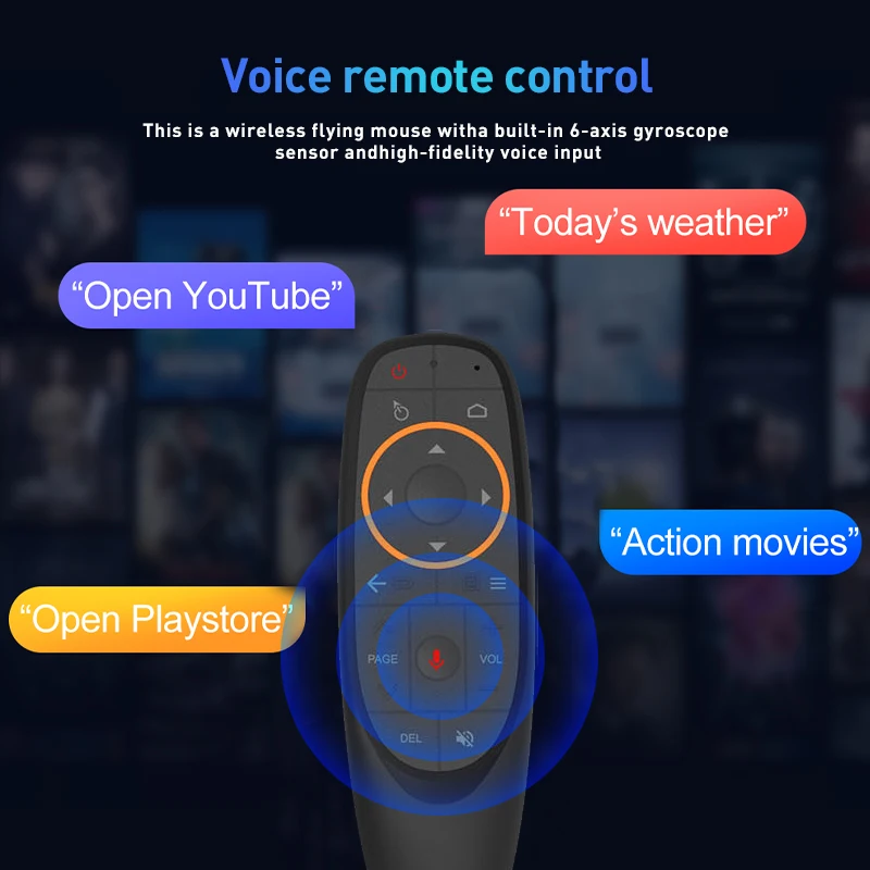 ТВ-приставка Beelink GT-King 4K Android 9 0 WiFi 6 Amoglic S922X голосовое дистанционное управление 64