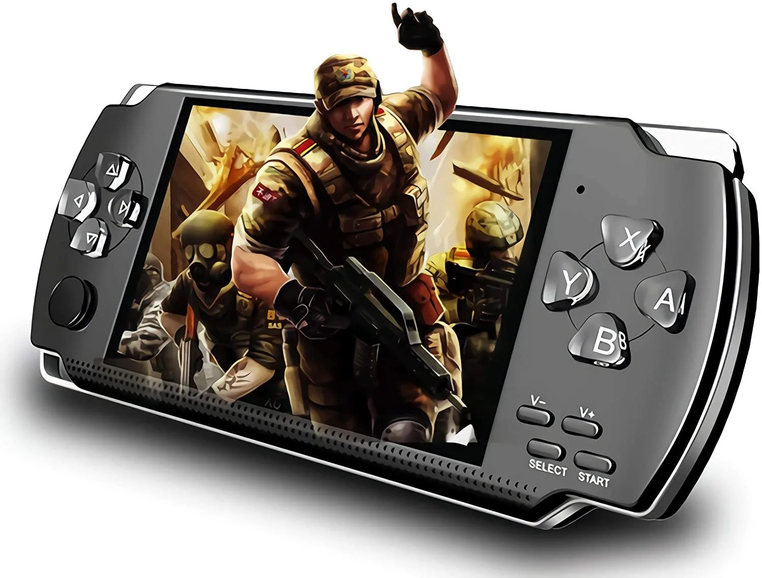 

Handheld Game Console 5.1inch Display 128bit Nostalgic 8G Double-rocker Classic Game Retro Mini Handheld MP5 Video Game Console