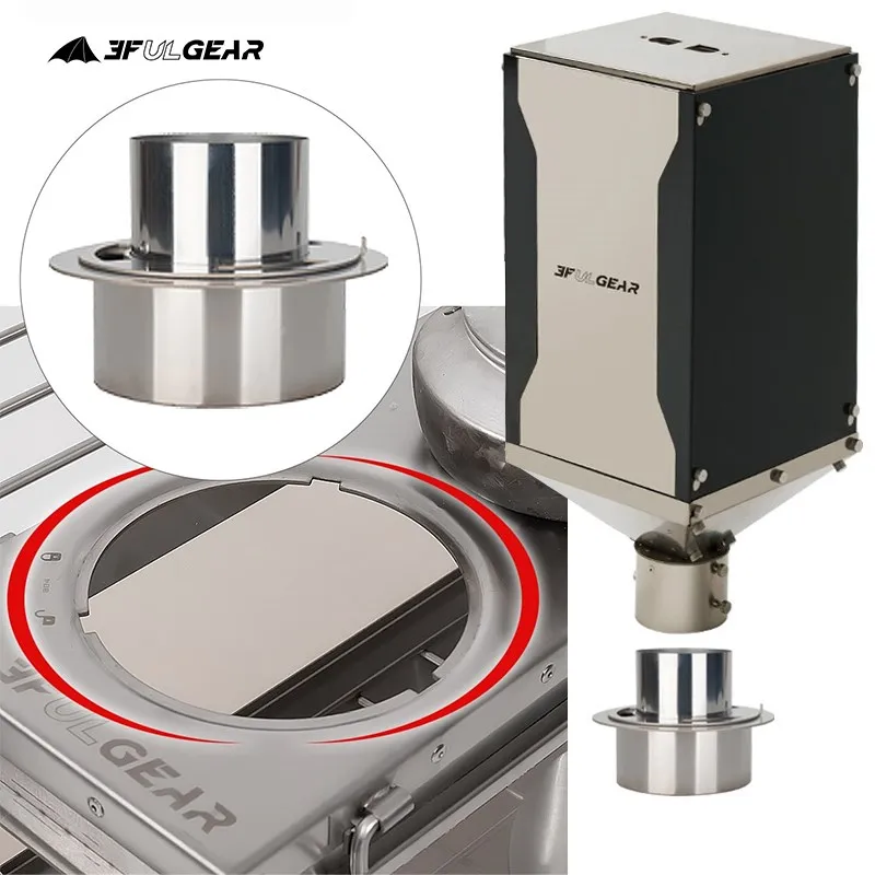 3F UL GEAR 2 0 Кемпинг Квадратные гранулы Топливный бункер Нержавеющая бочка для