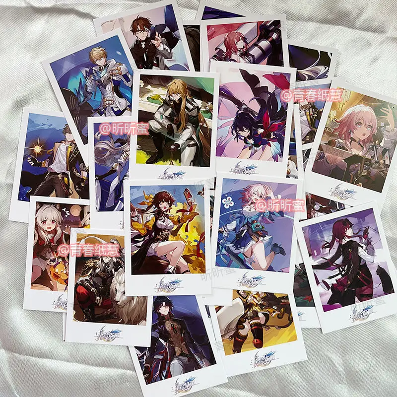 Honkai:Star Rail 40 шт./набор Декор 5 8x7 8 см ЛОМО карта Фотокарта HD Печатный маленький
