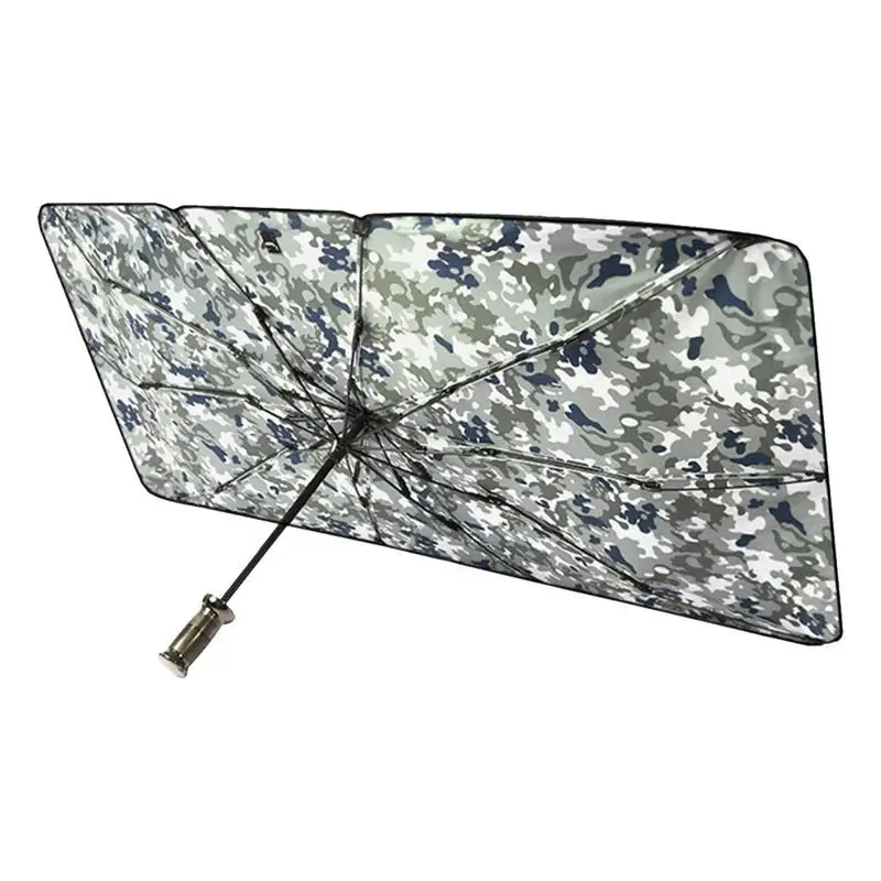 

Автомобильный солнцезащитный козырек для лобового стекла Автомобильный зонт для лобового стекла солнцезащитный козырек со складной конструкцией и изоляцией молотка безопасности
