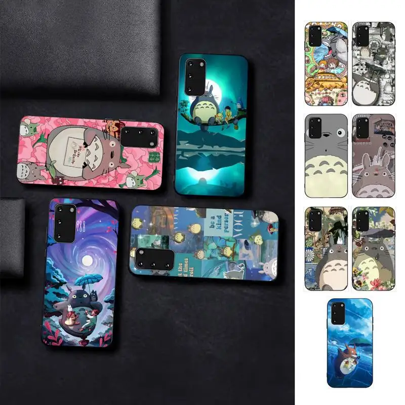 

Japan Anime Totoro Miyazaki Phone Case for Samsung S10 21 20 9 8 plus lite S20 UlTRA 7edge