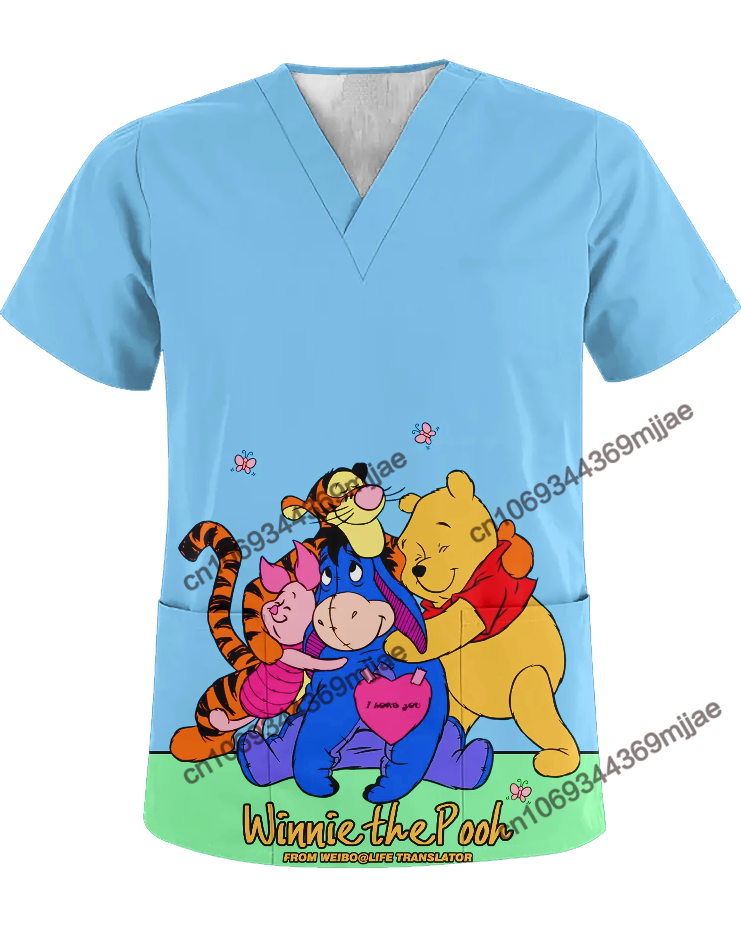 

Disney Nurse Uniform Pocket Y2k Fashion Top Women Cheap Women's Clothing and Free Shipping Offers Mickey Mouse Y 2k Vintage Kpop