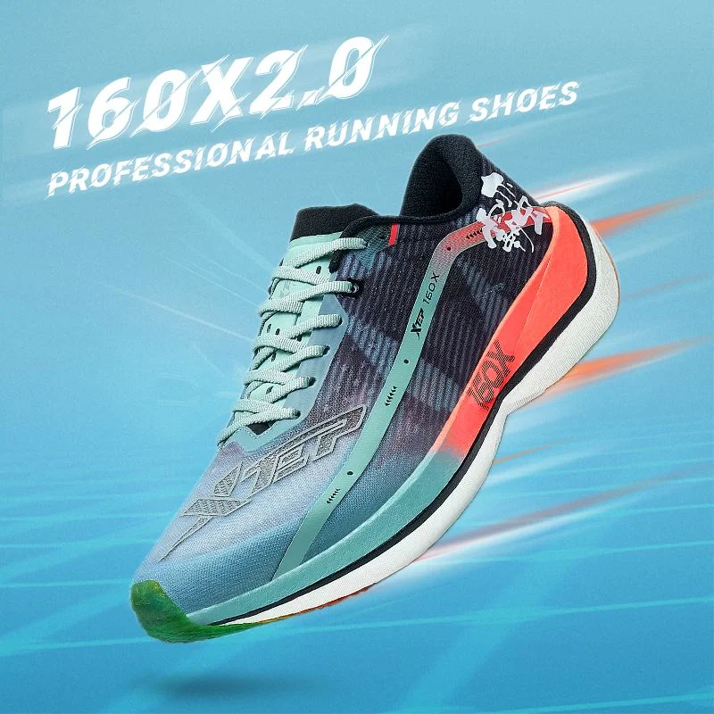 

Xtep 160X 2.0 Running Shoes Men Marathon PB Carbon Plate 188g Sports Shoes Wear-Resistant Soft Sneakers 979419110149