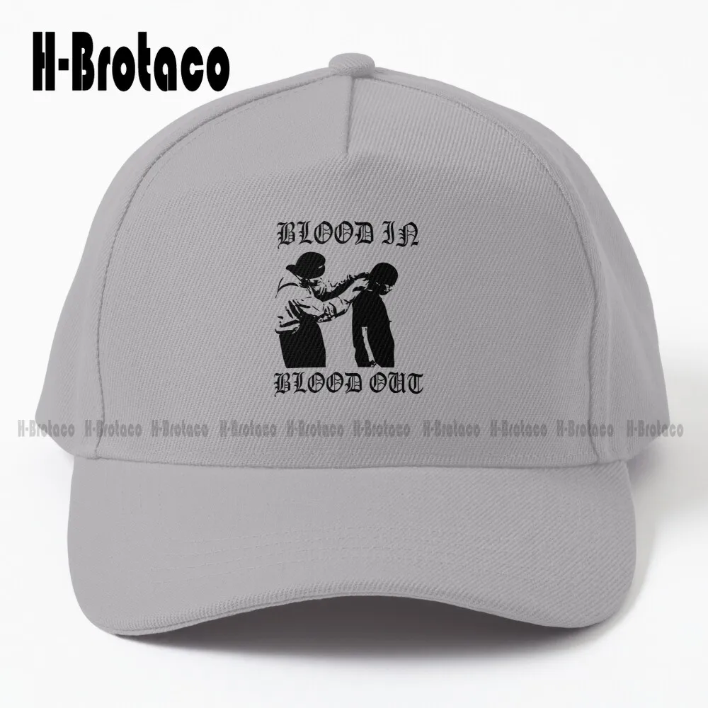

Blood In Blood Out Baseball Cap Men'S Hats Tactical Summer Sunscreen Hat Denim Color Hip Hop Trucker Hats Custom Gift Denim Caps