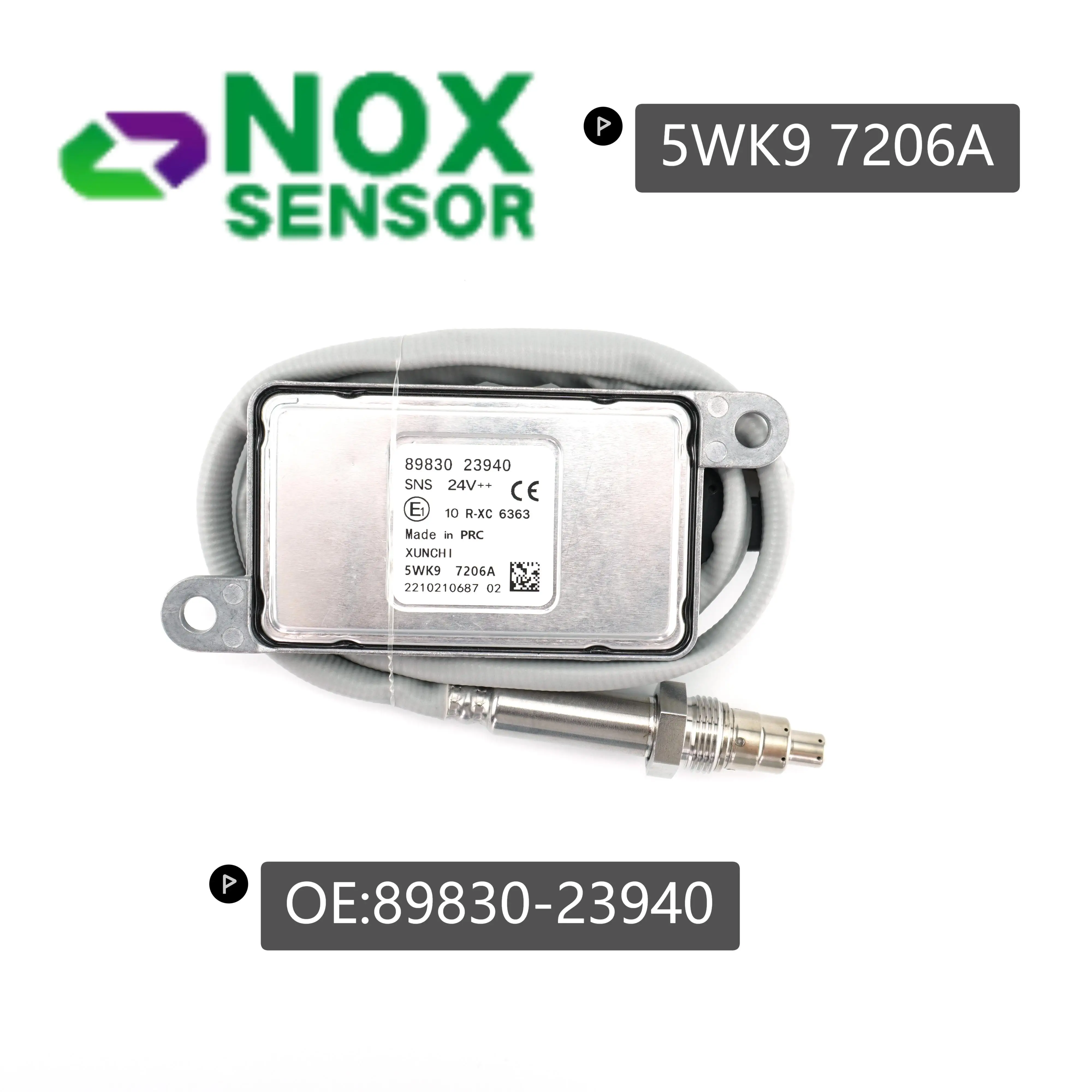 5WK97206A 5WK97206 8983023940 Оригинальный новый датчик оксида азота NOx 24 В для деталей